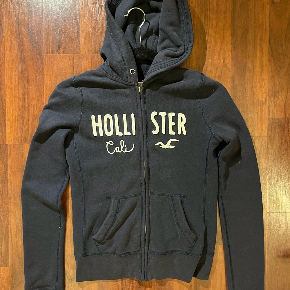 Hollister Zip Up Hoodie Jacket Small